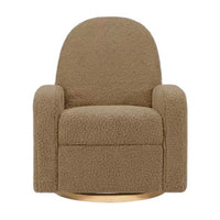 Babyletto Nami Electronic Recliner and Swivel Glider Recliner in Shearling with USB port