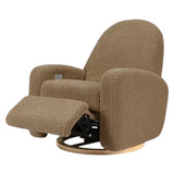 Babyletto Nami Electronic Recliner and Swivel Glider Recliner in Shearling with USB port