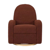 Babyletto Nami Electronic Recliner and Swivel Glider Recliner in Shearling with USB port