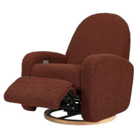 Babyletto Nami Electronic Recliner and Swivel Glider Recliner in Shearling with USB port