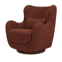 Babyletto Solstice Swivel Glider in Teddy Loop