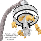 Lambs & Ivy Classic Snoopy & Woodstock Musical Baby Crib Mobile Soother Toy