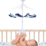 Lambs & Ivy Little Aviator Airplane Musical Baby Crib Mobile Soother Toy