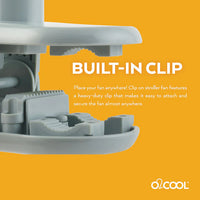 O2COOL 4" CLIP FAN