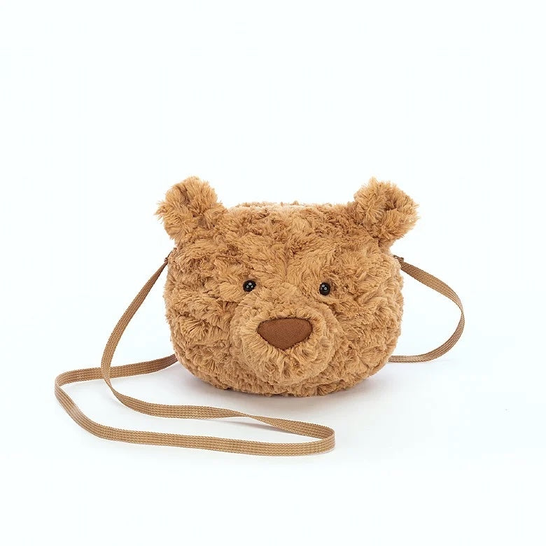 新品 ジェリーキャット Bartholomew Bear Bag 厳選お顔 Jellycat Bartholomew Bear Bag – Dimples Baby Brooklyn