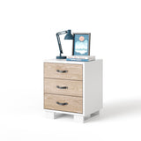 ducduc Austin Nightstand - Leather Pull - White Maple