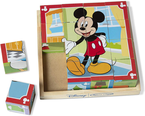 Disney Mickey Mouse Wooden Cube Puzzle