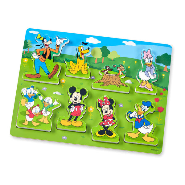 Melissa & Doug Disney Mickey Mouse Wooden Chunky Puzzle