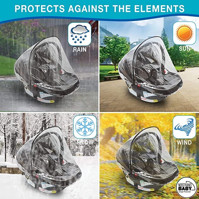 carrycot rain cover bag with Why Buy Me Easy To Attach Custom Made To Fit Waterproof Protection Against Wind Rain Snow Universal Infant Car Seat Rain