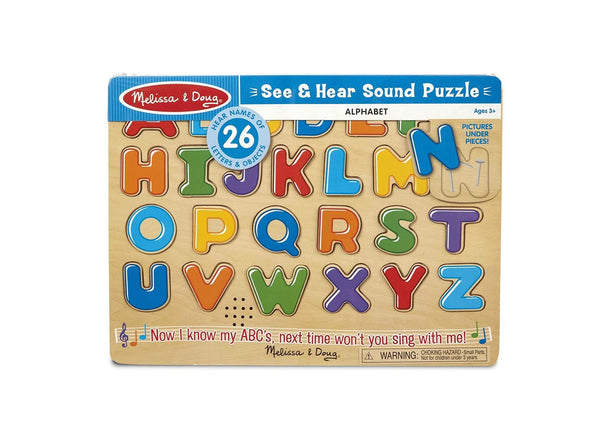 Melissa & Doug Alphabet Sound Puzzle - 26 Pieces