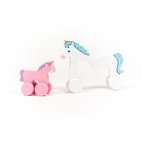 Jack Rabbit Creations Big & Little Unicorn Push Toy