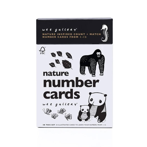 wee gallery Nature Number Cards