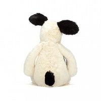 Jellycat Bashful Black & Cream Puppy