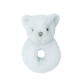 MON AMI Blue Luxe Bear Lovie and Rattle Set