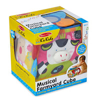 Melissa & Doug Musical Farmyard Cube Learning Toy