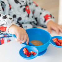BUMKINS Mickey Mouse Silicone First Feeding Set