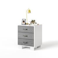 ducduc Austin Nightstand - Leather Pull - White Maple