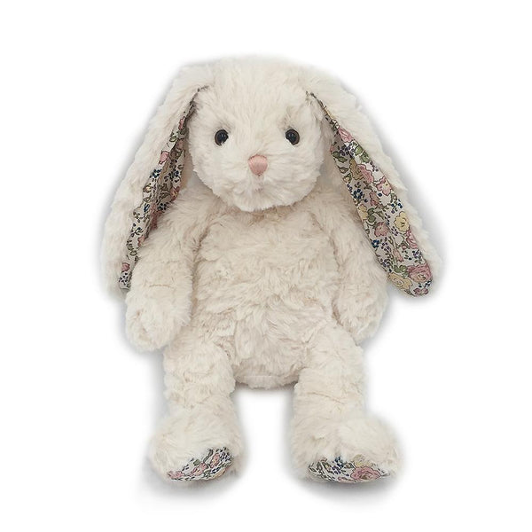 MON AMI Faith Cream Floral Bunny Plush Toy