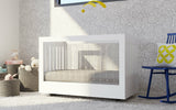 Spot On Square Roh Crib - Two Sided Acrylic and White