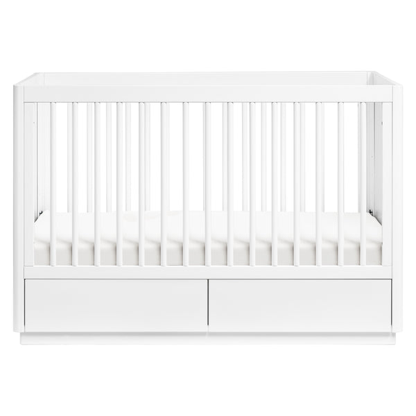 Babyletto Bento 3-in-1 Convertible Storage Crib with Toddler Bed Conversion Kit