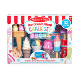 Melissa & Doug Ice Cream Shop Chalk Play Set