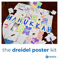 The Dreidel Poster Kit - Dimples Baby Brooklyn