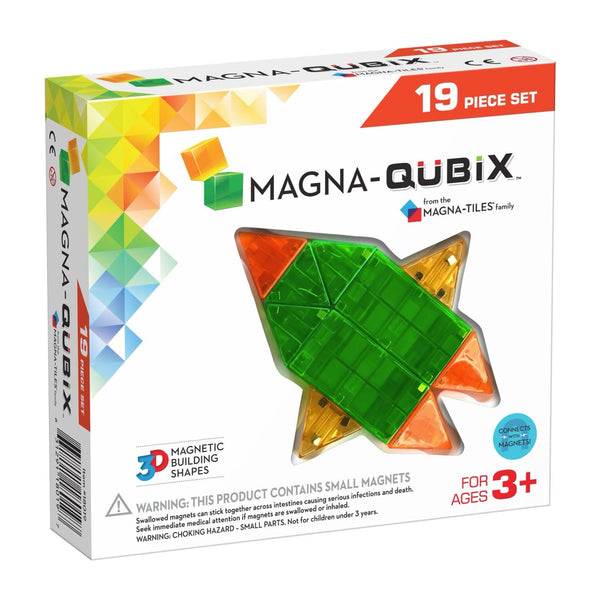 Magna-Tiles Magna-Qubix 19-Piece Set